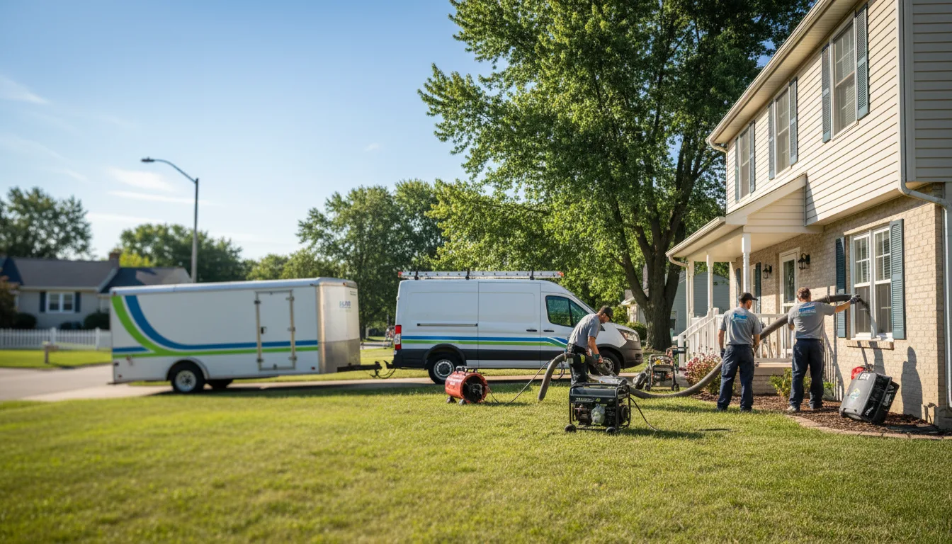 Flooded Basement Restoration And Cleanup With Repair in Ellsworth, KS near me